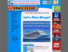 Tablet Screenshot of bingobugle.com